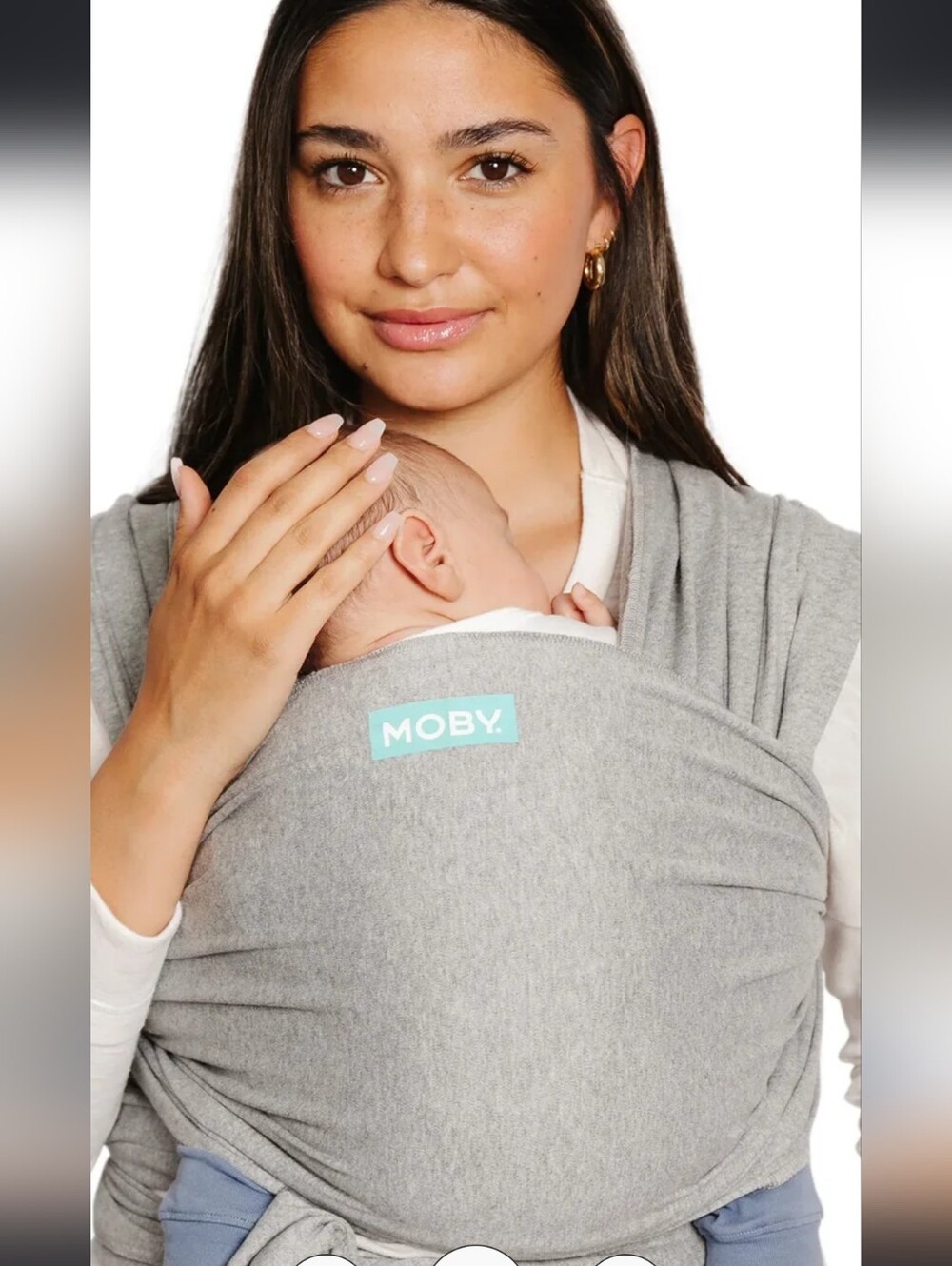 Moby Wrap Grey With pattern